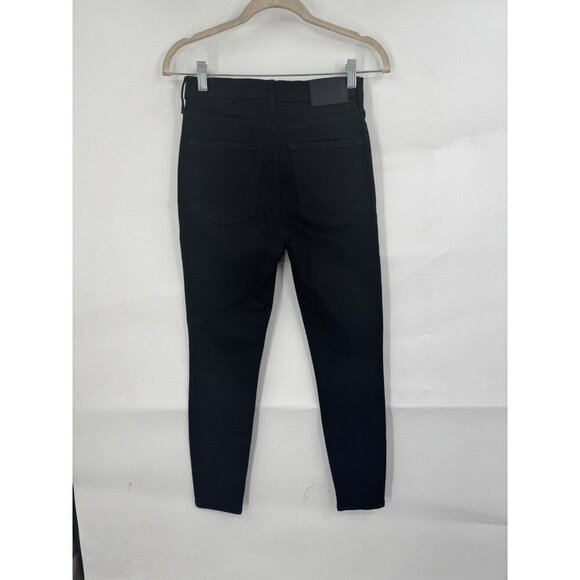 EVERLANE The High-Rise Skinny Jean Ankle Womens Size 27 Black Denim Dark Wash - Picture 3 of 9